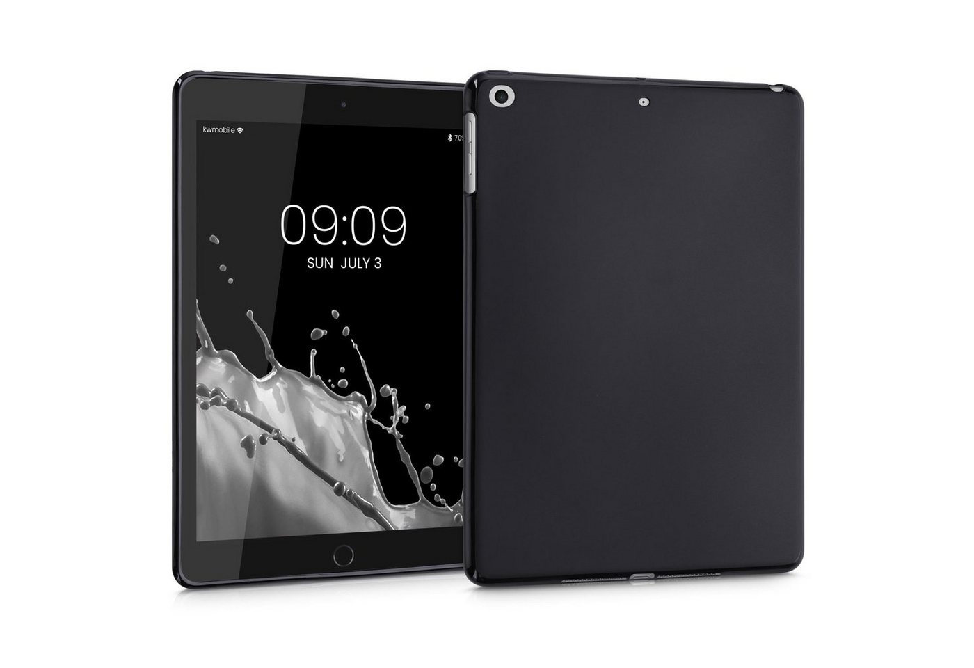 kwmobile Tablet-Hülle Hülle für Apple iPad 9.7 (2017 / 2018), Silikon Case transparent - Tablet Cover Tablethülle gummiert von kwmobile