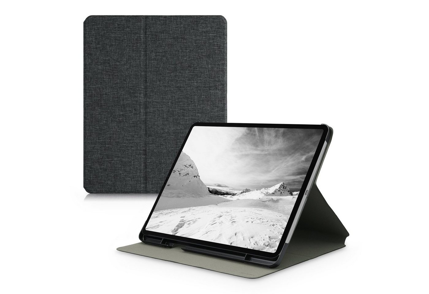 kwmobile Tablet-Hülle Hülle für Apple iPad Pro 12,9, (2022) / (2021) - Slim Tablet Cover Case Schutzhülle mit Ständer" von kwmobile