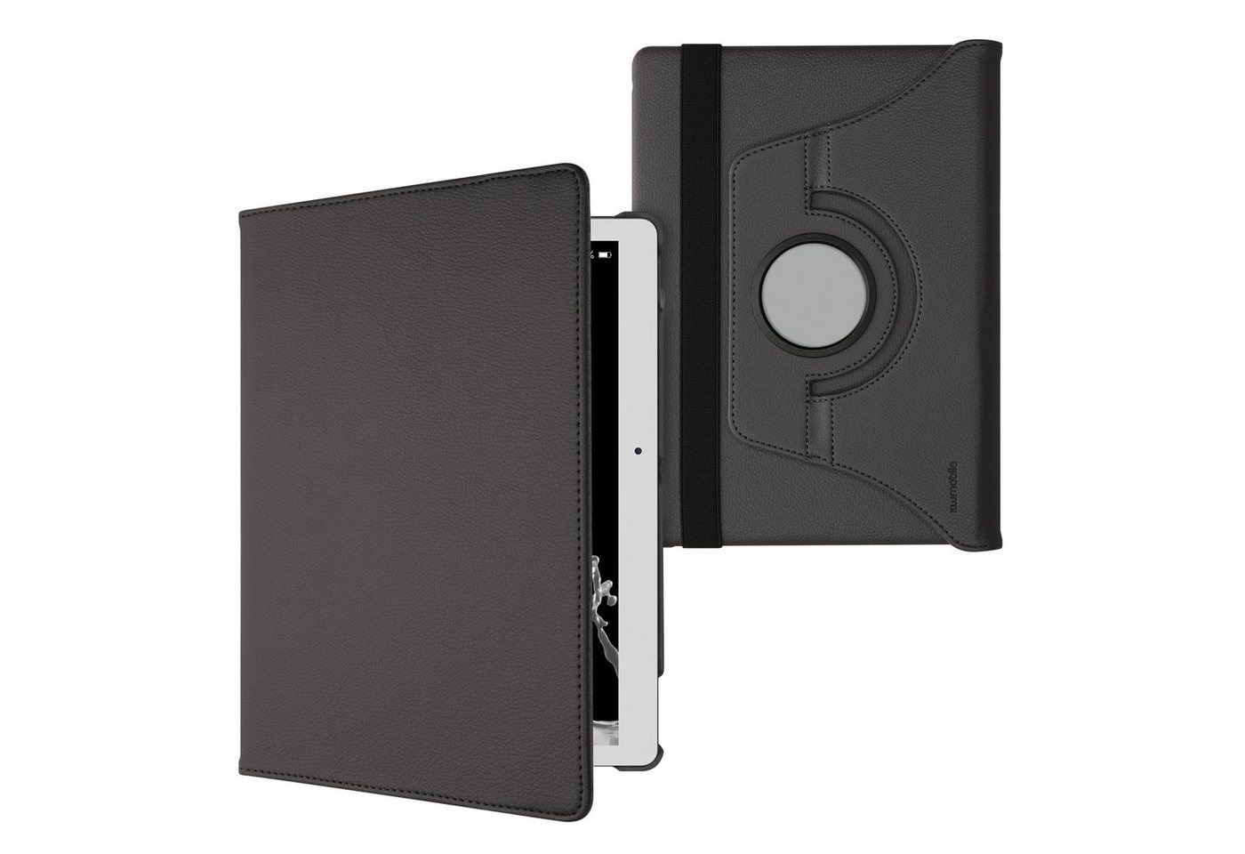 kwmobile Tablet-Hülle Hülle für Huawei MediaPad M2 10.0, 360° Tablet Schutzhülle Cover Case aus Kunstleder von kwmobile
