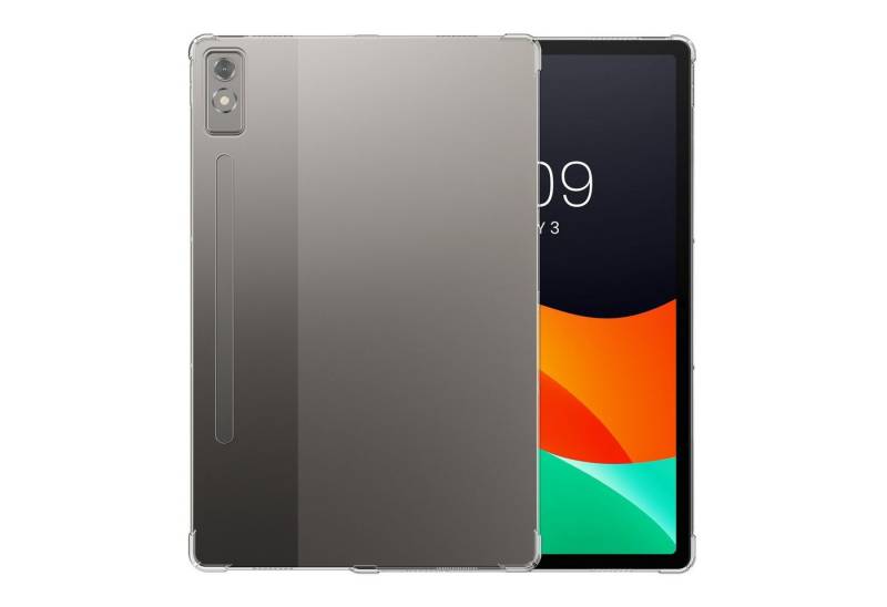 kwmobile Tablet-Hülle Hülle für Lenovo P12 (2023), Silikon Case transparent - Tablet Cover Tablethülle gummiert von kwmobile