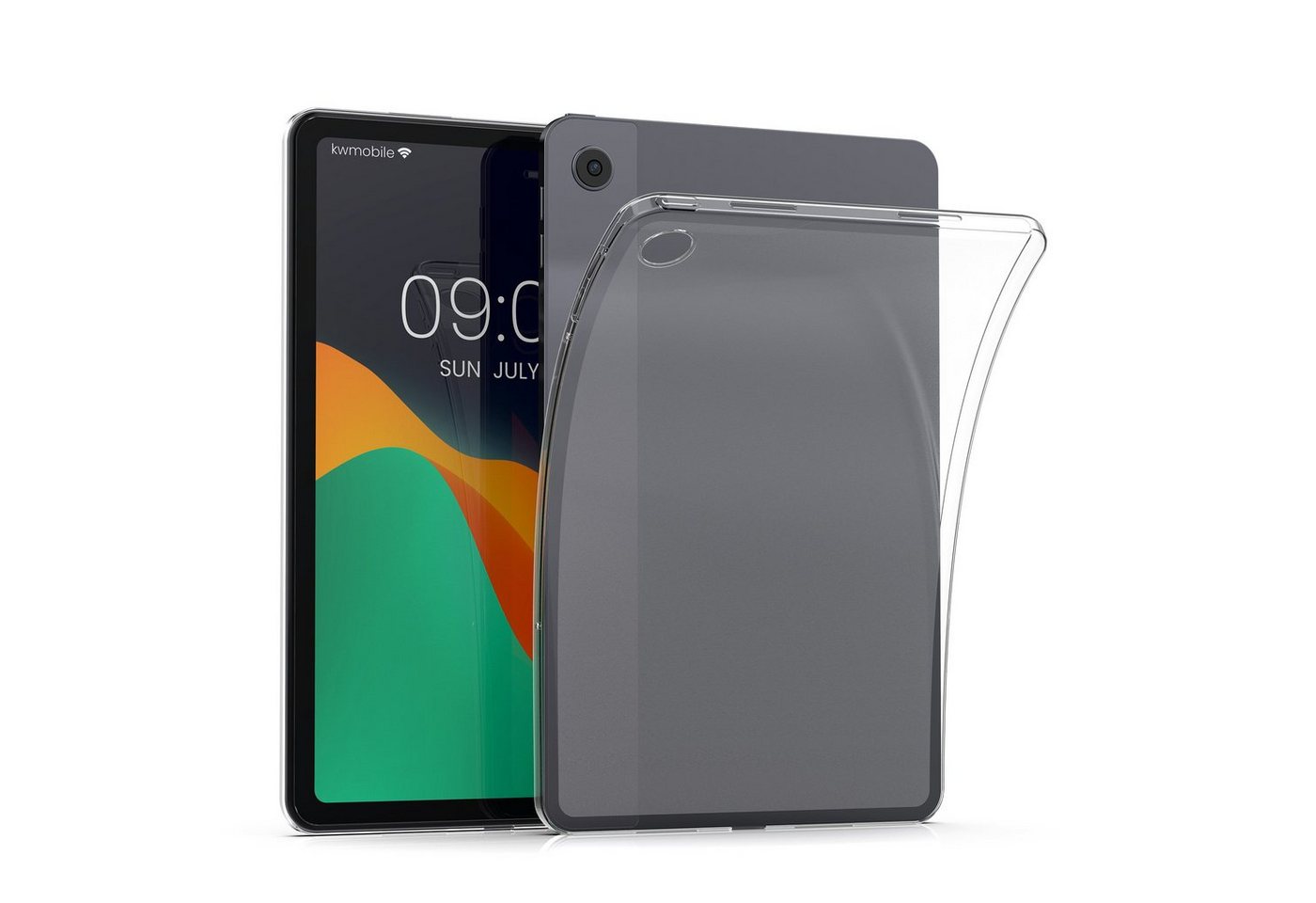 kwmobile Tablet-Hülle Hülle für Oppo Pad Air, Silikon Case transparent - Tablet Cover Tablethülle gummiert von kwmobile