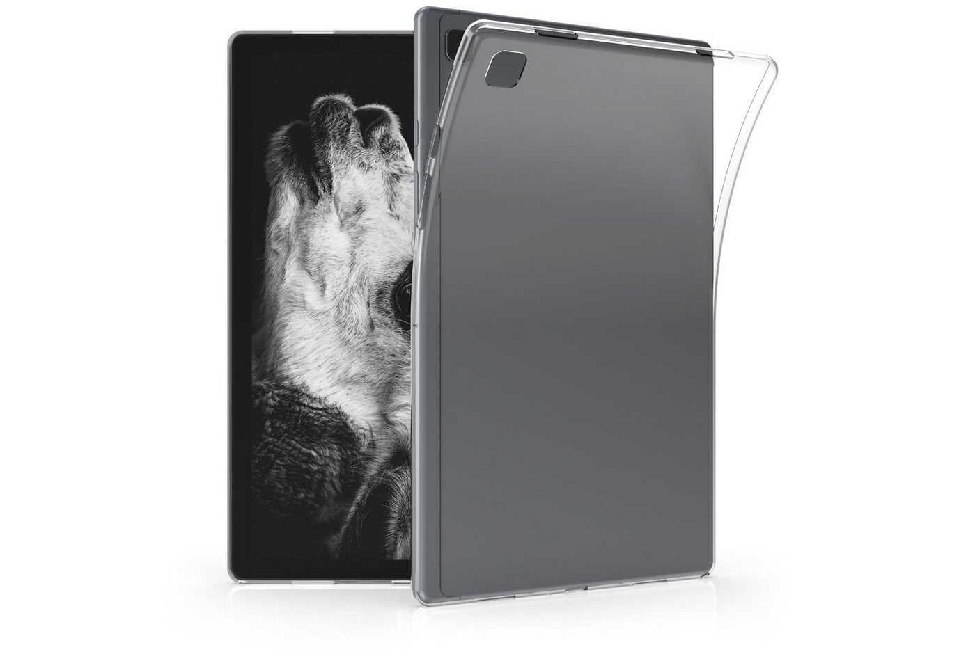 kwmobile Tablet-Hülle Hülle für Samsung Galaxy Tab A7 10.4 (2020), Silikon Case transparent - Tablet Cover Tablethülle gummiert von kwmobile