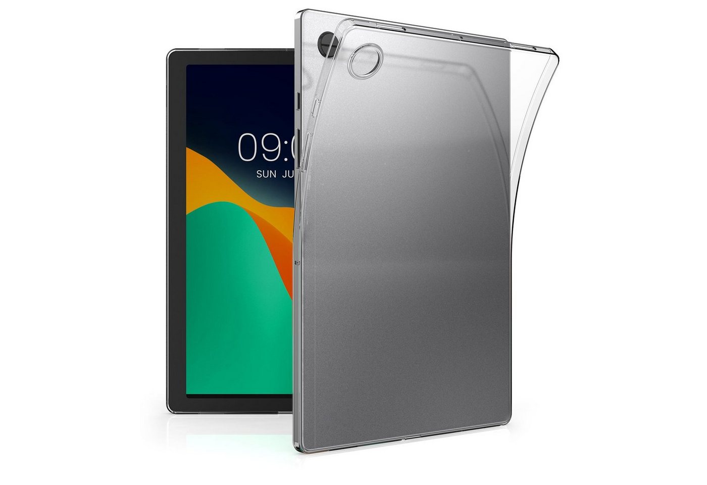 kwmobile Tablet-Hülle Hülle für Samsung Galaxy Tab A8 10.5 (2021), Silikon Case transparent - Tablet Cover Tablethülle gummiert von kwmobile