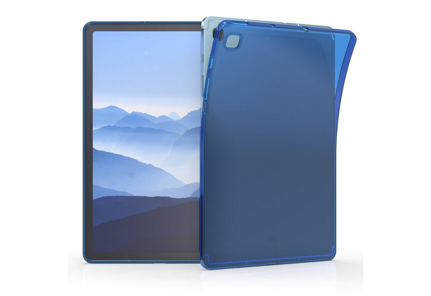 kwmobile Tablet-Hülle Hülle für Samsung Galaxy Tab S6 Lite (2024/2022/2020), Silikon Case transparent - Tablet Cover Tablethülle gummiert von kwmobile
