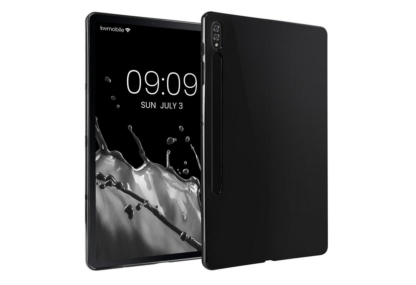 kwmobile Tablet-Hülle Hülle für Samsung Galaxy Tab S8+ Plus / Galaxy Tab S7+ Plus, Tablet Cover Case Silikon Schutzhülle von kwmobile