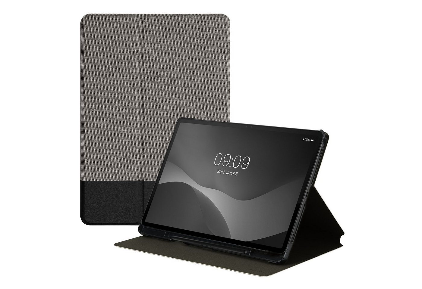 kwmobile Tablet-Hülle Hülle für Samsung Galaxy Tab S8 / Galaxy Tab S7, Slim Tablet Cover Case Schutzhülle mit Ständer von kwmobile