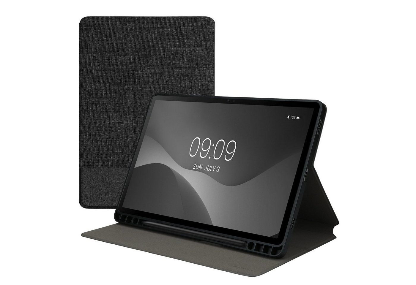 kwmobile Tablet-Hülle Hülle für Samsung Galaxy Tab S9, Slim Tablet Cover Case Schutzhülle mit Ständer von kwmobile