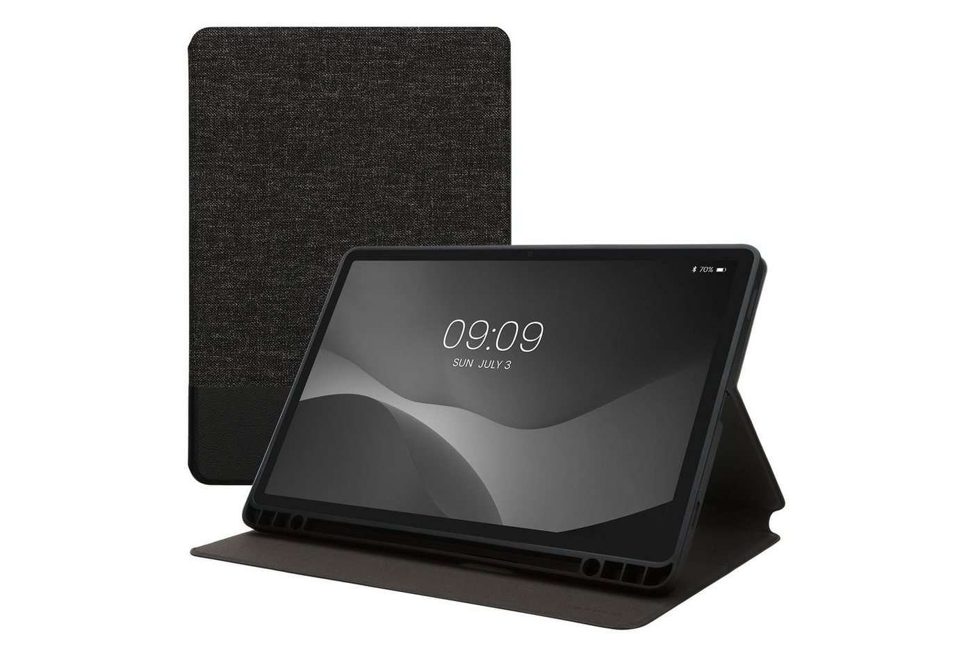 kwmobile Tablet-Hülle Hülle für Samsung s9 FE, Slim Tablet Cover Case Schutzhülle mit Ständer von kwmobile