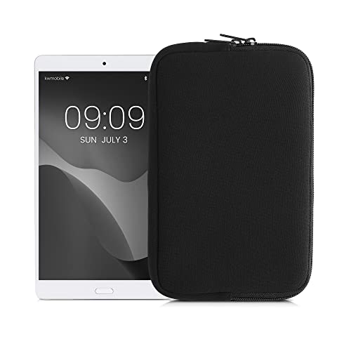 kwmobile Tablet Hülle kompatibel mit 8"-8,4" Tablet - Universal Neopren Tasche Cover Case - Schutzhülle Sleeve in Schwarz von kwmobile