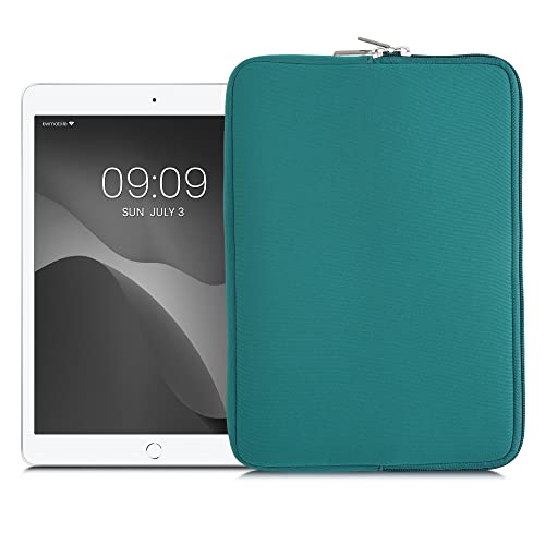 kwmobile Tablet Hülle kompatibel mit 9,7"-11" Tablet - Universal Neopren Tasche Cover Case - Schutzhülle Sleeve in Petrol von kwmobile