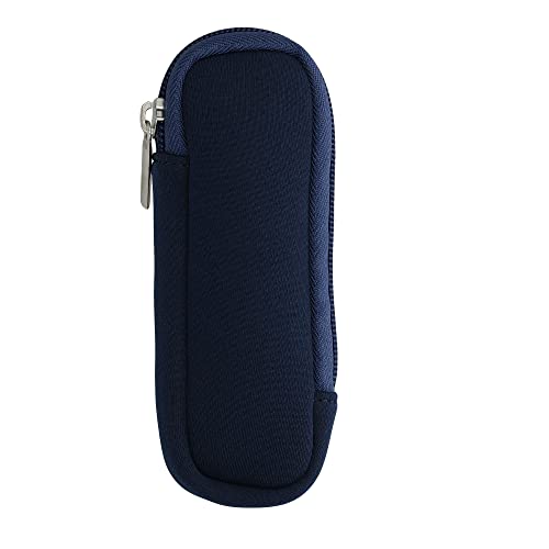 kwmobile Tasche für Universal Laser Pointer - Neopren Hülle Laserpointer in Dunkelblau - Laserpointer Case mit Reißverschluss - 14,5 x 5 cm Innenmaße von kwmobile