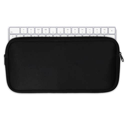 kwmobile Tastatur-Hülle kompatibel mit Apple Magic Keyboard - Neopren Schutzhülle Case Tasche für Tastatur - Neoprentasche für Keyboard - Schwarz von kwmobile