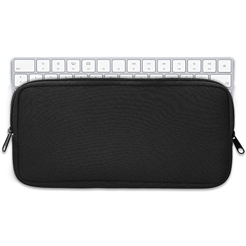 kwmobile Tastatur-Hülle kompatibel mit Logitech K380 - Neopren Schutzhülle Case Tasche für Tastatur - Neoprentasche für Keyboard - Schwarz von kwmobile