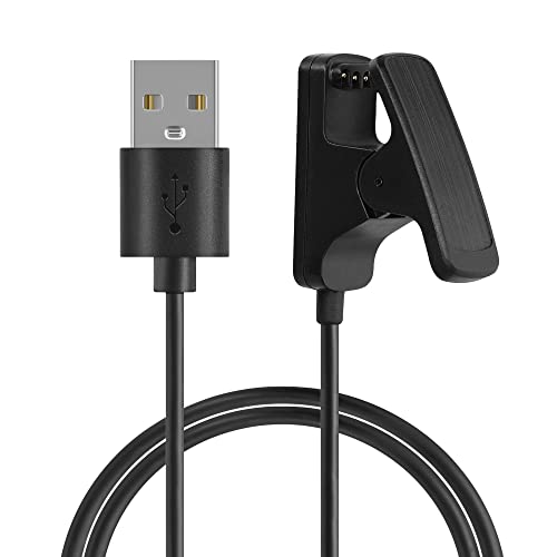 kwmobile USB Kabel Charger kompatibel mit Garmin MARQ (Not for MARQ2) Ladekabel - Smart Watch Ersatzkabel - Fitnesstracker Aufladekabel in Schwarz von kwmobile