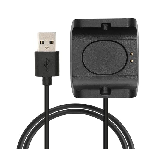 kwmobile USB Kabel Charger kompatibel mit Huami Amazfit Bip S (A1805/A1916) Ladekabel - Smart Watch Ersatzkabel - Fitnesstracker Aufladekabel in Schwarz von kwmobile