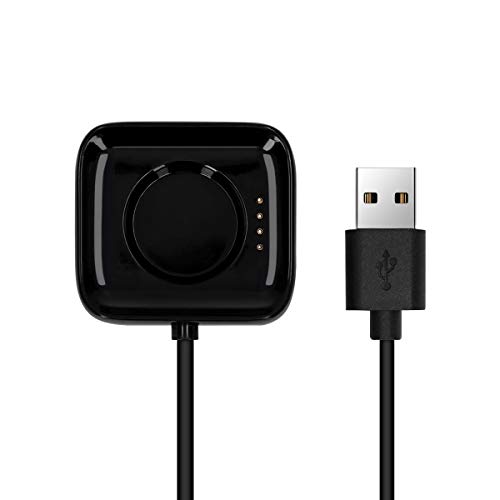 kwmobile USB Kabel Charger kompatibel mit Oppo Watch 1 (46mm) Ladekabel - Smart Watch Ersatzkabel - Fitnesstracker Aufladekabel in Schwarz von kwmobile