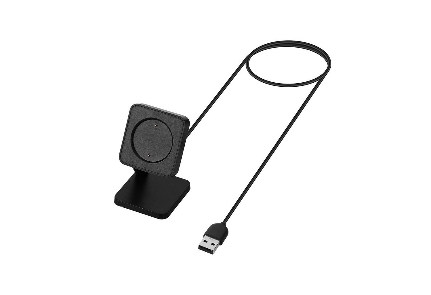 kwmobile USB Ladegerät für Huami Amazfit GTS 3 / GTR 3 / GTR 3 Pro / T-Rex 2 USB-Ladegerät (1-tlg., USB Kabel Charger Stand - Smart Watch Ladestation - Standfunktion) von kwmobile