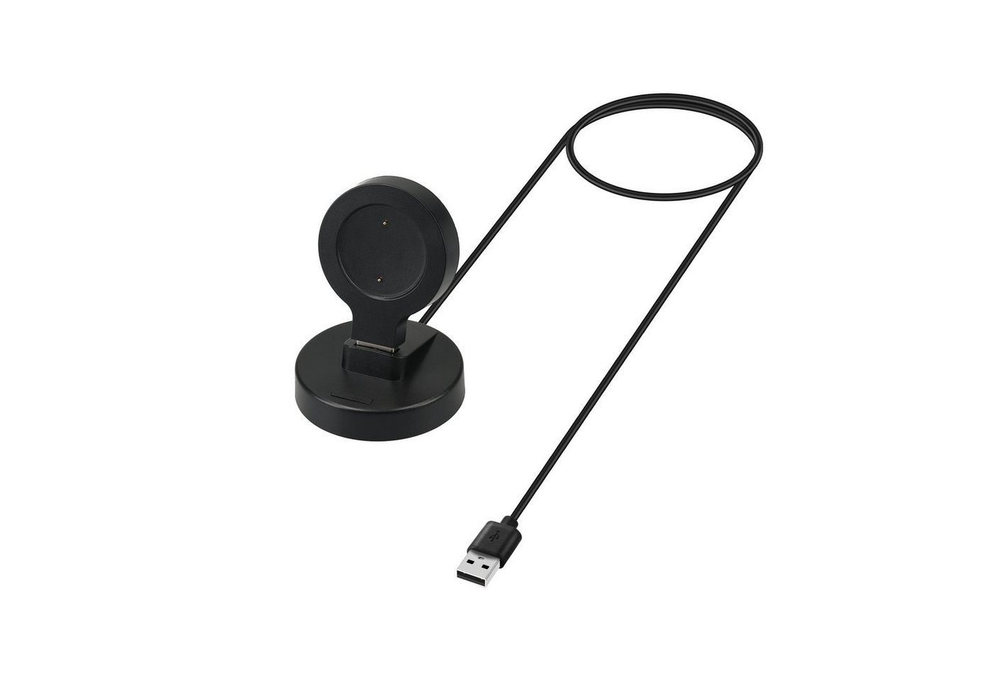 kwmobile USB Ladegerät für Xiaomi Mi Watch S1 Active / Watch Color Sport Smartphone-Ladegerät (1-tlg., USB Kabel Charger Stand - Smart Watch Ladestation - Standfunktion) von kwmobile