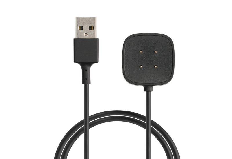 kwmobile USB Ladekabel für Fitbit Versa 4 / Sense 2 / Versa 3 / Sense - Charger Smartphone-Ladegerät (1-tlg., USB Lade Kabel für Fitbit Versa 4 / Sense 2 / Versa 3 / Sense) von kwmobile