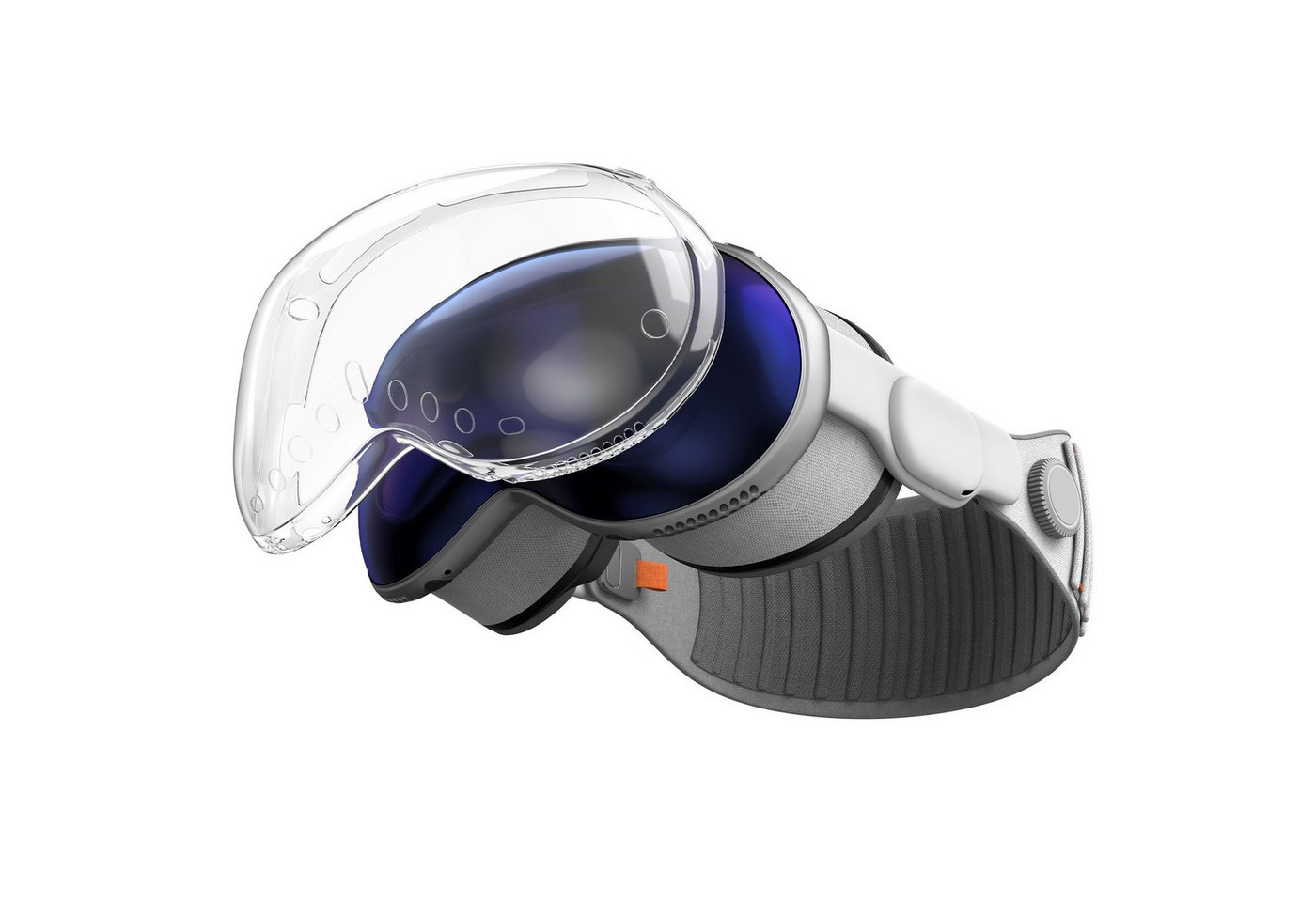 kwmobile VR Brillen Hülle VR Brillen Case für Apple Vision Pro Hülle, Schutzhülle für VR Brille Transparentes TPU Cover von kwmobile