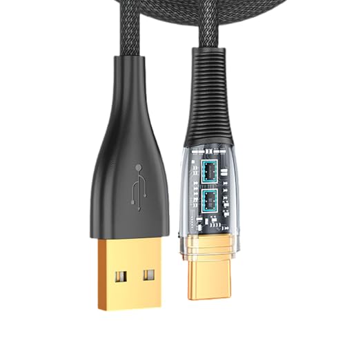 GYP C CAPS Cable 100W Mit LED Strom Zeigt Dass Ein Schnelles Ladekabel Aluminiumkabel Für Smarphones Kabelt Wird von kwoifioy