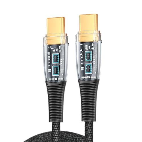 GYP C CAPS Cable 100W Mit LED Strom Zeigt Dass Ein Schnelles Ladekabel Aluminiumkabel Für Smarphones Kabelt Wird von kwoifioy