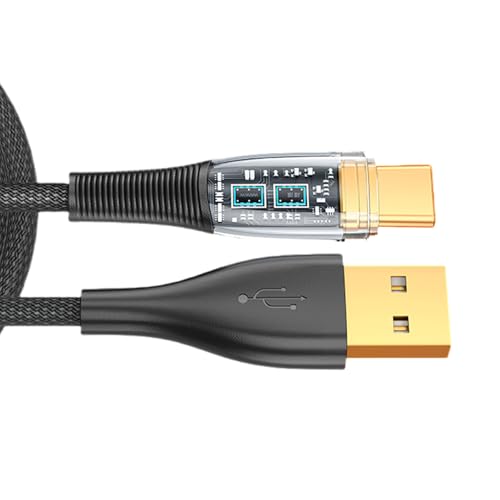 GYP C CAPS Cable 100W Mit LED Strom Zeigt Dass Ein Schnelles Ladekabel Aluminiumkabel Für Smarphones Kabelt Wird von kwoifioy