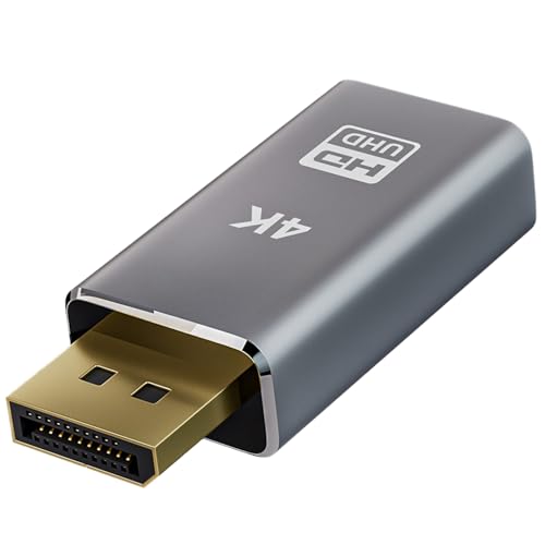 kwoifioy 4K DisplayPort Zu HDTV Adapter Konverter Videoübertragung DisplayPort Zu HDTV Monitoren Für Monitore Und Projektoren von kwoifioy