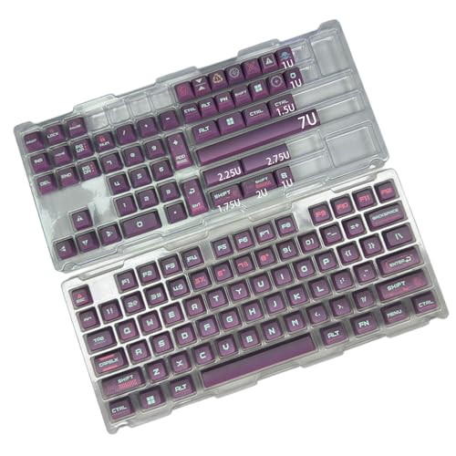 kwoifioy Ergonomische Tastenkappen 128 Tasten Cyber Typ Schrittweise Änderung Der Tastenkappe Für Programmierer Mechanische Tastaturen Tastenkappe von kwoifioy