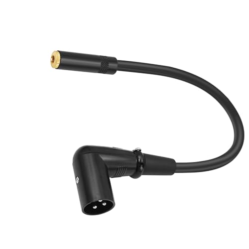kwoifioy Rechtwinkelte Stereo -3Pin Männliche Bis 3 5 Mm Adapter 3 5 Mm (1/8 Zoll) Weiblich Bis 3 Pin Stereo Für Kameras Mikrofone von kwoifioy