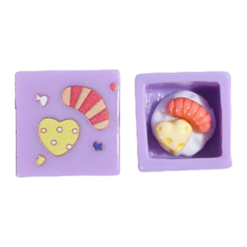 kwoifioy Telefon Back Shell Case Dekoration 3D Cake Box Model Ornament Für Telefonabdeckungen Dekorative Zubehör Desserts Ornament von kwoifioy