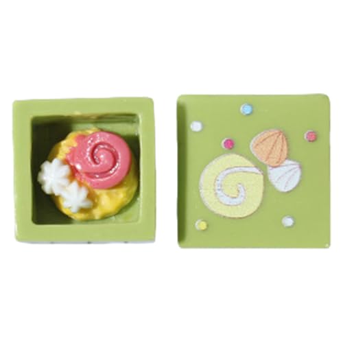 kwoifioy Telefon Back Shell Case Dekoration 3D Cake Box Model Ornament Für Telefonabdeckungen Dekorative Zubehör Desserts Ornament von kwoifioy
