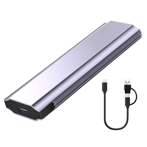 kwoifioy Tragbares NVME-Gehäuse mit effizienter Wärmeableitung/NVME-Protokollen, 10 Gbit/s von kwoifioy