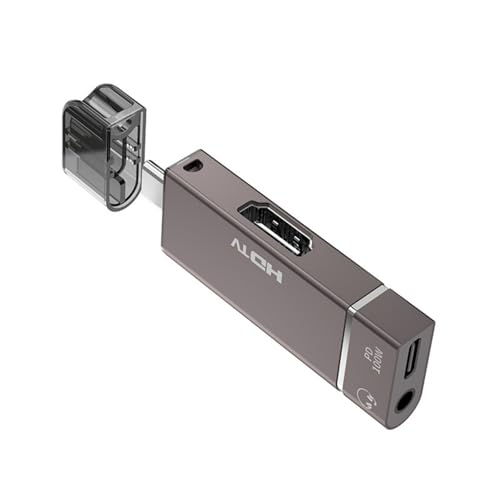 kwoifioy Typ C Zu HDTV Anschlüssen 4K 60 Hz Videoausgabe Und Tonübertragung Für Laptop Tablets Kopfhörer kwoifioy Typ C Zu HDTV Anschlüssen 4K 60 Hz Videoausgabe Und Tonübertragung Für Laptop Tablets Kopfhörer von kwoifioy