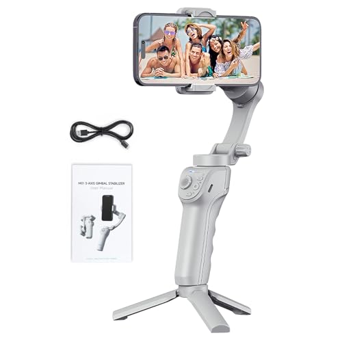 Gimbal Stabilisator für Smartphones, 3 Achsen Gimbal für Mobile mit Gesichtsverfolgung und Fülllicht, Gimbal Stabilisator zum Aufnehmen, Filmen und Live-Streaming, Android- und iPhone-Gimbal Gimbal Stabilisator für Smartphones, 3 Achsen Gimbal für Mobile mit Gesichtsverfolgung und Fülllicht, Gimbal Stabilisator zum Aufnehmen, Filmen und Live-Streaming, Android- und iPhone-Gimbal von kyaoayo