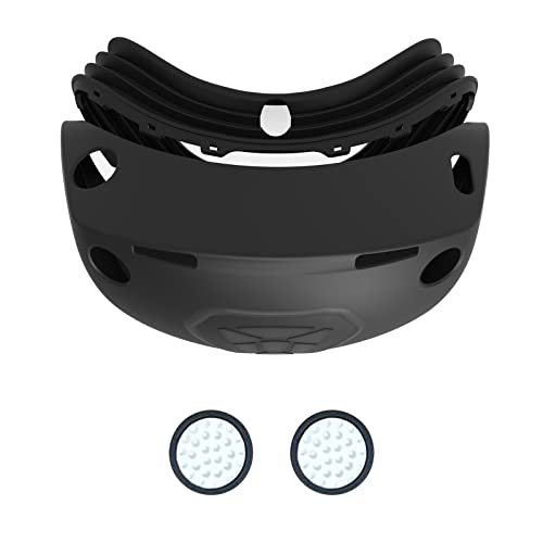 kyaoayo PS VR2 Schutzzubehör, Silikon Schutzhülle, Helmvollschutz, Controller Griffabdeckung, für Playstation VR2 Headset - Zubehör (Helm all-inclusive Silikonschutzhülle) von kyaoayo