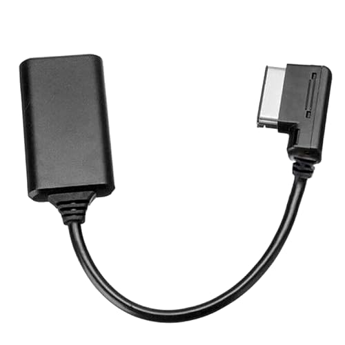 kyaoayo Audiokabel, Bluetooth 5.0 Aux-Kabel AUX Musik Kabel Interface Adapter, Bluetooth-Audiokabel für Audi, Auto-Bluetooth-Audiokabel für AMI MMI MDI Q5/A5/A7/R7/S5/Q7/A6L/A8L/A4L von kyaoayo