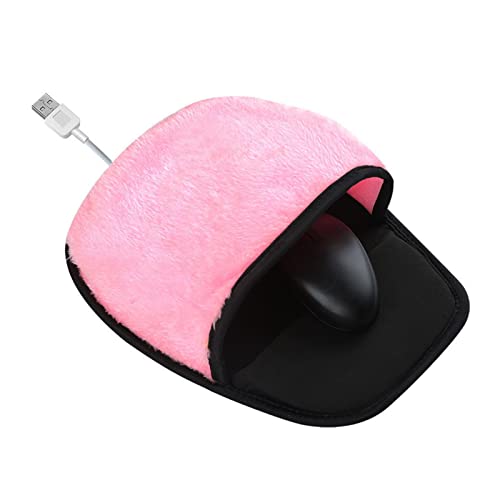 kyaoayo HandwäRmer USB Mausunterlage, Heated Mouse Pad, Beheiztes Mauspad, USB-HandwäRmer füR Computer, füR MäNner und Frauen, BüRo, Zuhause, Computer, Laptop, Arbeit. (Pink) von kyaoayo