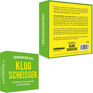 kylskapspoesi Klugscheisser – Wahr oder Falsch Edition Kartenspiel kylskapspoesi Klugscheisser – Wahr oder Falsch Edition Kartenspiel von kylskapspoesi