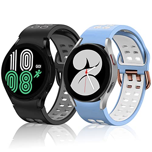 Galaxy Watch 5 Pro Armband 45mm Kompatibel mit Samsung Galaxy Watch 6/5/4 Armband 40mm 44mm, Silikon Sport Ersatzbänder für Galaxy Watch 6 Classic Armband 47mm 43mm/Watch 4 Classic 42mm 46mm Galaxy Watch 5 Pro Armband 45mm Kompatibel mit Samsung Galaxy Watch 6/5/4 Armband 40mm 44mm, Silikon Sport Ersatzbänder für Galaxy Watch 6 Classic Armband 47mm 43mm/Watch 4 Classic 42mm 46mm von kytuwy