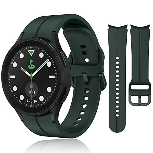 Galaxy Watch 5 Pro Armband 45mm Kompatibel mit Samsung Galaxy Watch 6/5/4 Armband 40mm 44mm,Silikon Sport Ersatzbänder für Galaxy Watch 6 Classic Armband 47mm 43mm/Galaxy Watch 4 Classic 42mm 46mm Galaxy Watch 5 Pro Armband 45mm Kompatibel mit Samsung Galaxy Watch 6/5/4 Armband 40mm 44mm,Silikon Sport Ersatzbänder für Galaxy Watch 6 Classic Armband 47mm 43mm/Galaxy Watch 4 Classic 42mm 46mm von kytuwy