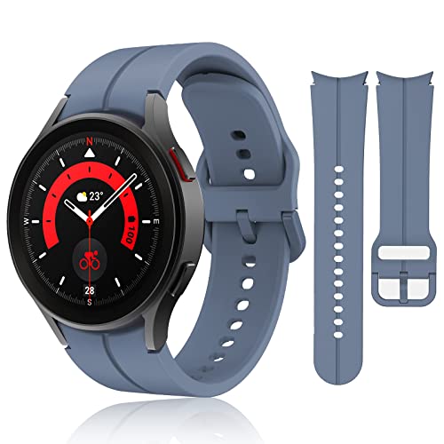 Galaxy Watch 5 Pro Armband Kompatibel mit Samsung Galaxy Watch 6/5/4 Armband 40mm 44mm, Silikon Sport Ersatzbänder für Galaxy Watch 6 Classic Armband 47mm 43mm/ Galaxy Watch 4 Classic 42mm 46mm Galaxy Watch 5 Pro Armband Kompatibel mit Samsung Galaxy Watch 6/5/4 Armband 40mm 44mm, Silikon Sport Ersatzbänder für Galaxy Watch 6 Classic Armband 47mm 43mm/ Galaxy Watch 4 Classic 42mm 46mm von kytuwy