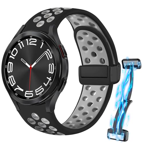 Samsung Galaxy Watch 5 Pro Armband - Kompatibel Mit Watch 6/5/4 (40mm, 44mm) Und 6 Classic (47mm, 43mm) - 20mm Silikon-Sport-Ersatzband Samsung Galaxy Watch 5 Pro Armband - Kompatibel Mit Watch 6/5/4 (40mm, 44mm) Und 6 Classic (47mm, 43mm) - 20mm Silikon-Sport-Ersatzband von kytuwy