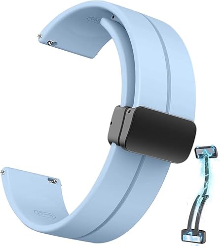 Kytuwy 22mm Magnetische Armband Kompatibel Mit Samsung Galaxy Watch 3 45mm/46mm/Gear S3 Frontier, Huawei GT/GT2 46mm - Silikon Ersatzarmband Kytuwy 22mm Magnetische Armband Kompatibel Mit Samsung Galaxy Watch 3 45mm/46mm/Gear S3 Frontier, Huawei GT/GT2 46mm - Silikon Ersatzarmband von kytuwy