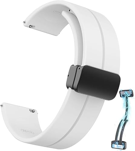 kytuwy 22mm Armband Kompatibel mit Samsung Galaxy Watch 3 45mm/Galaxy Watch 46mm/Gear S3 Frontier,22mm Magnetische Schnalle Silikon Ersatzarmband Uhrenarmband Sportarmband for Huawei Watch GT/GT2 46mm kytuwy 22mm Armband Kompatibel mit Samsung Galaxy Watch 3 45mm/Galaxy Watch 46mm/Gear S3 Frontier,22mm Magnetische Schnalle Silikon Ersatzarmband Uhrenarmband Sportarmband for Huawei Watch GT/GT2 46mm von kytuwy