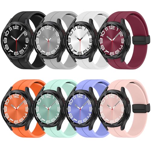kytuwy Galaxy Watch 6 Classic Armband kompatibel mit Samsung Galaxy Watch 6/5/4 Armband 40mm 44mm, Silikon-Sport-Ersatzarmband für Galaxy Watch 6 Classic 47mm 43mm kytuwy Galaxy Watch 6 Classic Armband kompatibel mit Samsung Galaxy Watch 6/5/4 Armband 40mm 44mm, Silikon-Sport-Ersatzarmband für Galaxy Watch 6 Classic 47mm 43mm von kytuwy