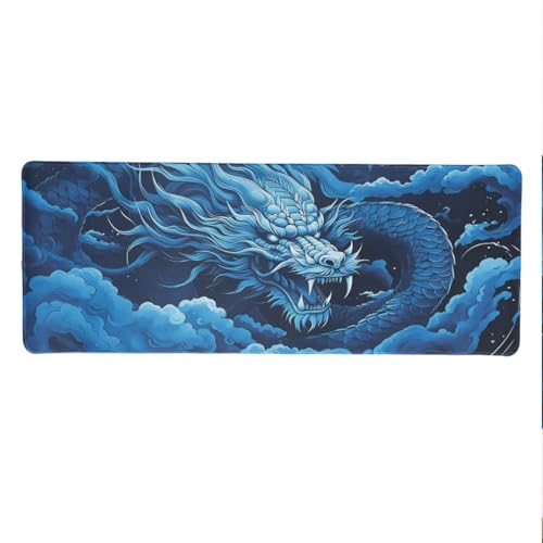 lachineuse XXL Mauspad – Blauer Drache – Mythen und Traditionen – 800 x 300 x 3 mm – Chinesisches Dekor – Rutschfest und wasserabweisend – Bürodeko – Japan Asien Geschenkidee lachineuse XXL Mauspad – Blauer Drache – Mythen und Traditionen – 800 x 300 x 3 mm – Chinesisches Dekor – Rutschfest und wasserabweisend – Bürodeko – Japan Asien Geschenkidee von lachineuse