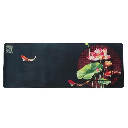 lachineuse XXL Mauspad – Lotusblumen – Asiatische Tradition – 800 x 300 x 3 mm – Mehrfarbig – Japanisches Dekor – Rutschfest und wasserabweisend – Bürodeko – Japan Asien Geschenkidee lachineuse XXL Mauspad – Lotusblumen – Asiatische Tradition – 800 x 300 x 3 mm – Mehrfarbig – Japanisches Dekor – Rutschfest und wasserabweisend – Bürodeko – Japan Asien Geschenkidee von lachineuse
