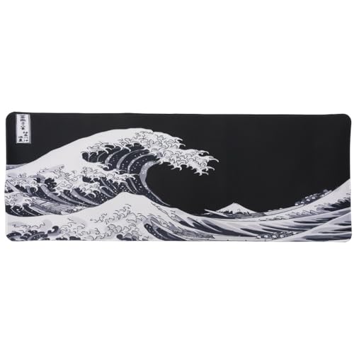 lachineuse XXL Mauspad - Motiv Die Welle von Kanagawa - Japanische Dekoration - 800 x 300 x 3 mm - Japanische Dekoration - Rutschfest und Wasserabweisend - Bürodeko - Japan Asien Geschenkidee lachineuse XXL Mauspad - Motiv Die Welle von Kanagawa - Japanische Dekoration - 800 x 300 x 3 mm - Japanische Dekoration - Rutschfest und Wasserabweisend - Bürodeko - Japan Asien Geschenkidee von lachineuse