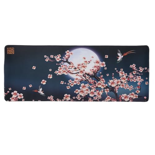 lachineuse XXL-Mauspad – Pflaumenblüten – Ewiges Asien – 800 x 300 x 3 mm – Mehrfarbig – Japanisches Dekor – Rutschfest und wasserabweisend – Bürodekor – Japan-Asien-Geschenkidee lachineuse XXL-Mauspad – Pflaumenblüten – Ewiges Asien – 800 x 300 x 3 mm – Mehrfarbig – Japanisches Dekor – Rutschfest und wasserabweisend – Bürodekor – Japan-Asien-Geschenkidee von lachineuse